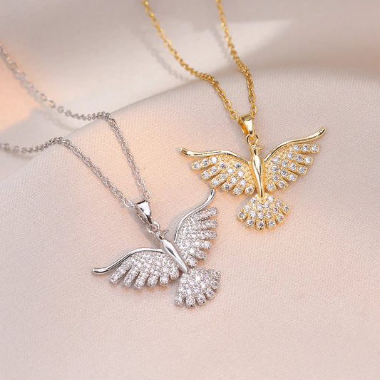 Stainless Steel Phoenix Necklace